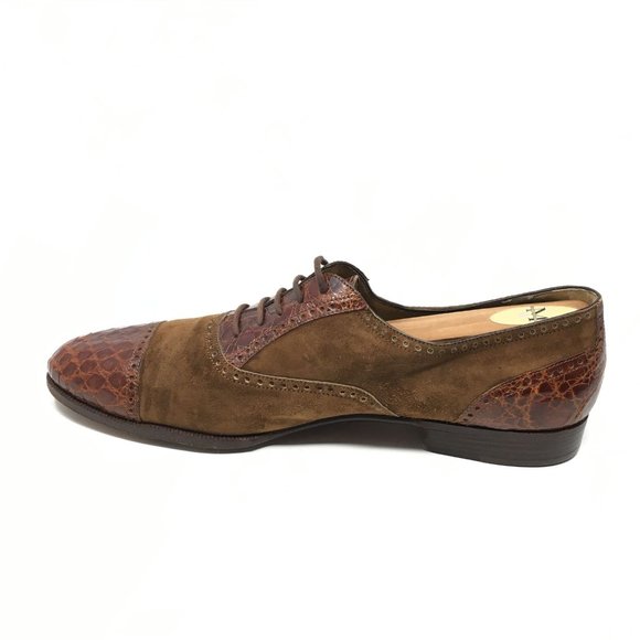 Bragano Cole Haan Oxfords Shoes Size 10 Crocodile main image 8
